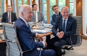A început summitul G7. Biden îndeamnă Occidentul să rămână unit, UK și și Franța vor să acorde mai mult sprijin Ucrainei