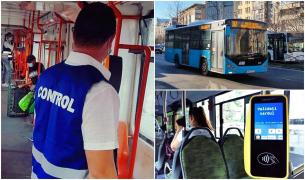 "Supracontrol" STB. Controlorii nu mai poartă vestele albastre inscripționate, în mijloacele de transport din București