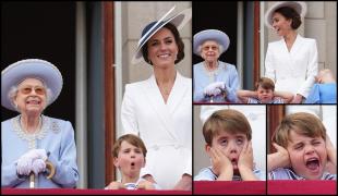 Prinţul Louis, în centrul atenţiei la Jubileul Reginei Elisabeta a II-a. Reacţiile sale n-au trecut neobservate
