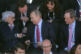 Bernie Ecclestone și Vladimir Putin
