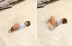 O mamă diabolică şi-a legat fetiţa de 5 ani cu o frânghie și a lăsat-o în soare, pe terasă, pentru că ''nu și-a terminat temele''