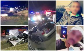 Filmul tragediei din Bihor: O mamă de 25 de ani a murit lângă copilul de 2 ani, în timp ce mergeau în vacanţă. Şoferul avea permisul anulat