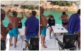 "Greieri în câlcâie și muzică de birt sătesc! Sublim!" Cum s-au dat românii în spectacol pe un vas închiriat în Thassos