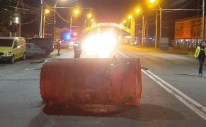 Boiler în mijlocul străzii