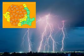 Cod portocaliu de instabilitate atmosferică, după cod galben de caniculă