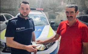 portofel cu bani dus la poliție de un bărbat din Alba