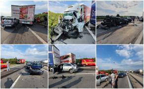 Accident pe Autostrada A1