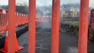 groapă cu apă fierbinte