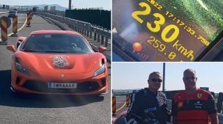 bărbat prins cu 230 km/h pe Autostrada 1