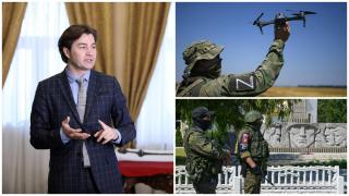 Yevhen Nisciuk a fost ministru de cultură și acum luptă pe front, împotriva rușilor.