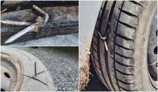 Traseele turistice din Călimani, "minate" cu capcane pentru spargerea cauciucurilor