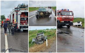 Accident pe o şosea din judeţul Mureş