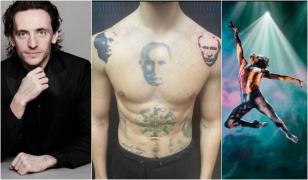 Ucraineanul Serghei Polunin, superstarul rebel al baletului mondial, și-a făcut două noi tatuaje cu portretul lui Vladimir Putin