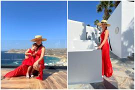 Alessandra Stoicescu – vacanță cu familia în ... Mykonos