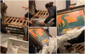 Un tablou furat în valoare de aproape 50 de milioane de lire sterline a fost găsit de poliţiştii brazilieni ascuns sub un pat