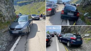 aglomerație pe Transfăgărășan