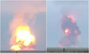 Explozie puternică la un depozit de muniţie dintr-o bază militară din Crimeea. 2 răniţi şi peste 2.000 de evacuaţi. VIDEO