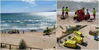 Doi români au murit înecați pe o plajă din Spania. Fiul unuia dintre ei, readus la viață de salvamari, este în comă la spital