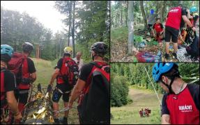 Imagini de la faţa locului