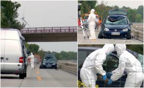 A aruncat cu capace de canal de pe pod, în maşinile aflate în mers. Atac nebunesc pe o autostradă din Germania