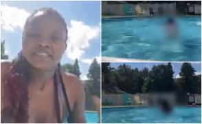 O tânără de 24 de ani s-a filmat în timp ce îşi dădea ultima suflare în piscina unui motel din Canada