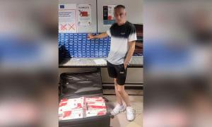 Captură record pe aeroportul Otopeni. Un român a venit din Dubai cu 3 geamantane cu ţigări de contrabandă