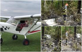 Anchetă penală, după accidentul aviatic din Giurgiu. Printre faptele cercetate: consumul de alcool și pilotarea fără plan de zbor
