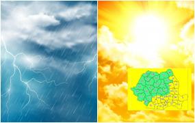 România, între coduri de caniculă şi furtuni. În Capitală, valul de căldură rămâne până marţi