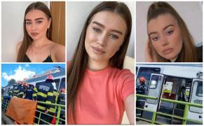 Tânăra călcată de tramvai