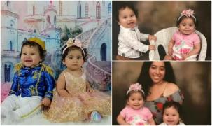 Un băieţel (stânga) de nici 2 ani a murit, după ce un camion a aterizat pe mașina familiei