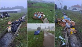 Mormane de gunoaie, lăsate în urmă participanţii la comemorarea lui Avram Iancu