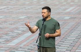 președintele Ucrainei Volodimir Zelenski