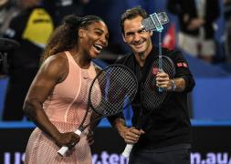 Serena Williams şi Roger Federer