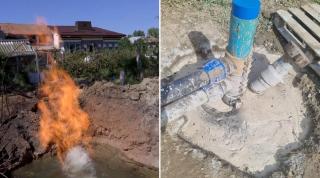 groapa din care ieșea gaz din Bîzdîna, Dolj