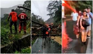 Cel puțin 6 morți și zeci de dispăruți, după ce un autobuz s-a prăbușit de pe șosea în Costa Rica, după o alunecare de teren