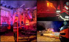 Imagini de la faţa locului