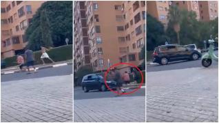 Ginerele și-a luat soacra pe capotă, într-un sens giratoriu din Valencia, Spania. Tânărul a amenințat-o cu moartea, apoi a spulberat-o cu mașina în plină stradă