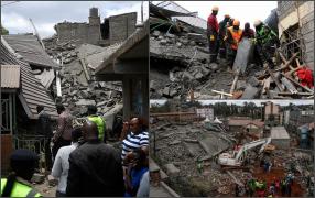 O mamă și doi copii au murit, după prăbușirea unei clădiri de șase etaje în Kenya. Mai multe persoane sunt încă prinse sub dărâmături