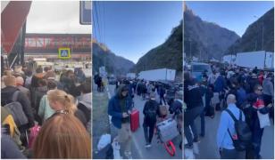 Rusia va deschide un centru de recrutare la frontiera cu Georgia, pe unde fug sute de ruşi ca să scape de război