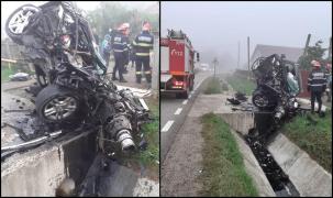 Imagini de la faţa locului