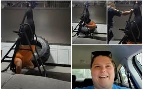 O femeie a sunat la poliţie, după ce a rămas blocată cu susul în jos într-o sală de sport din Statele Unite: "Este aşa jenant"