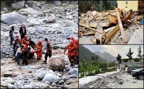 Imagini de la faţa locului