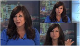 Prezentatoarea a făcut un AVC în direct