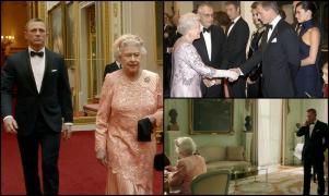 Daniel Craig şi Regina Elisabeta a II-a