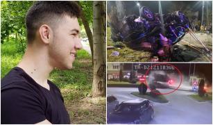 "Ai plecat prea devreme. Dumnezeu să te aibă în pază". Alex a murit într-un accident de groază, la Sebeș. Avea doar 21 de ani