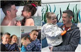 David Hutton şi fiica sa