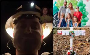 Un tată iubitor îi spune noaptea bună fetiţei sale de patru ani, cu doar câteva secunde înainte să moară