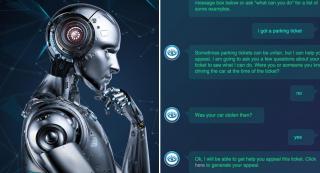 aplicație de inteligență artificială DoNotPay