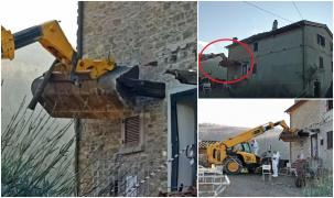 O ceartă între doi vecini s-a încheiat cu o tragedie: unul s-a înfipt cu buldozerul în casa celuilalt, iar proprietarul a luat arma și l-a împușcat. Scene ireale în Italia