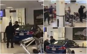 Panică în San Francisco, după ce un individ a intrat cu maşina în consulatul chinez şi a făcut dezastru. Bărbatul a fost împuşcat mortal de poliţie